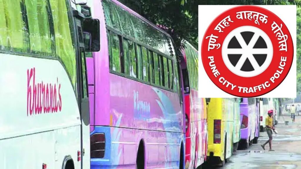 Pune Police Fix New Routes For Private Buses, Strict 3-Minute Halt Rule Introduced 