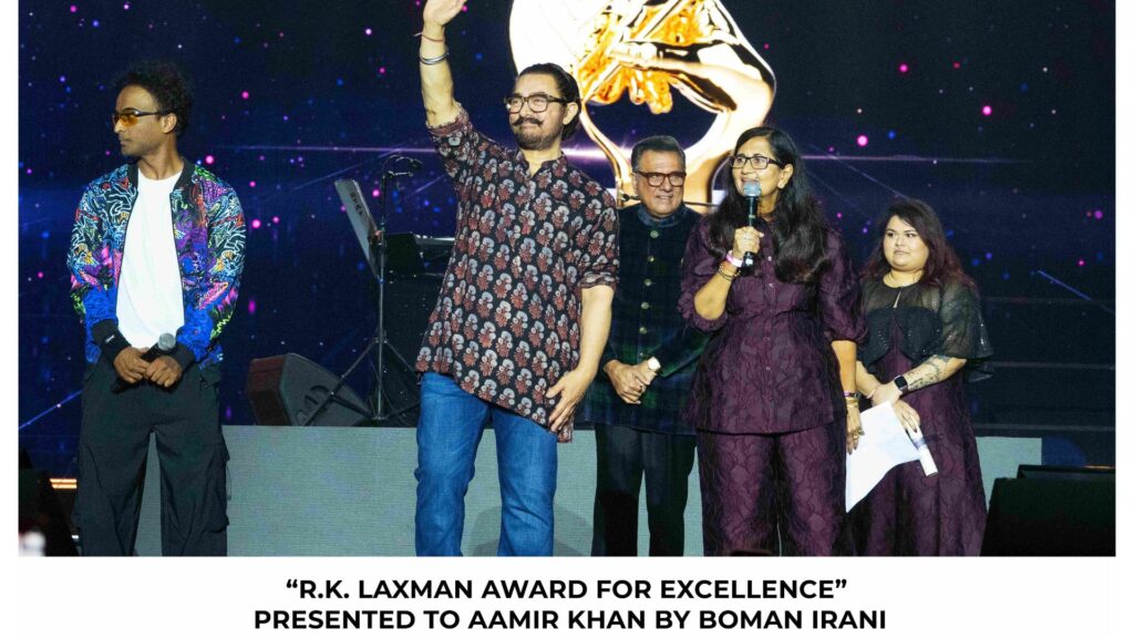 Pune: Aamir Khan Honoured With R K Laxman Award For Excellence