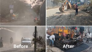Pune: Sus Residents’ Protest Pays Off As PMC Begins Repair Work On Yashwin Society Road