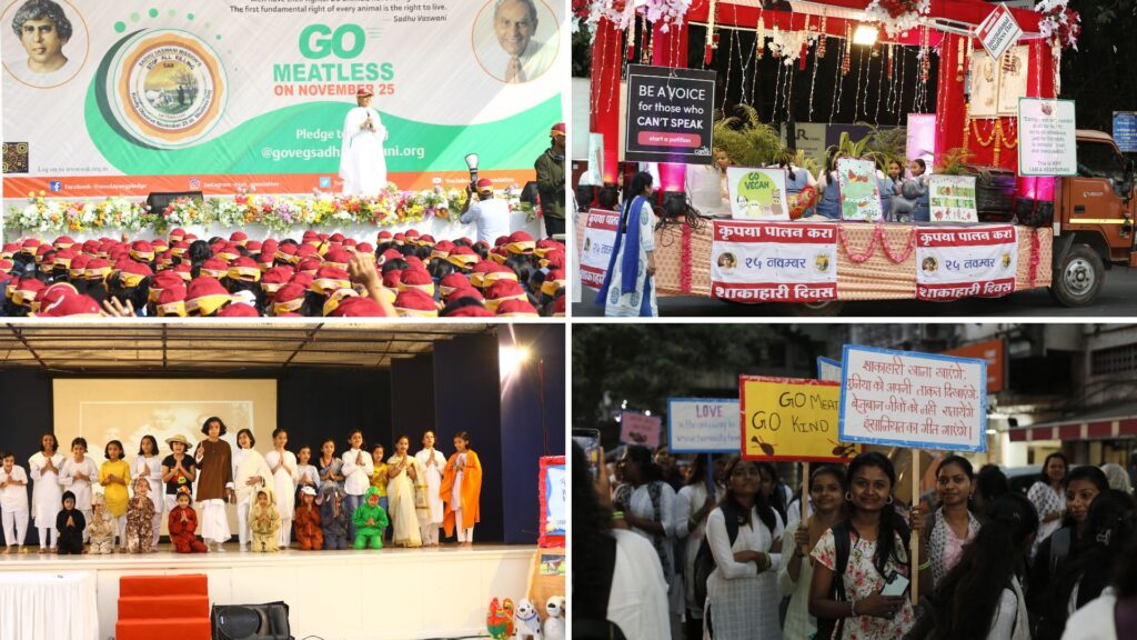 Pune: World Observes International Meatless Day in Honour of Sadhu Vaswani’s 146th Birth Anniversary 