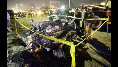 Tragedy Strikes After Temple Visit: Six Lives Lost as Car Catches Fire Near Pune