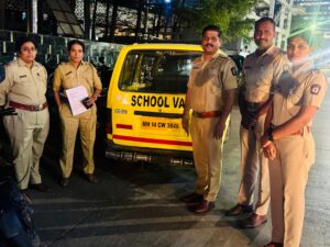 Pune: School Bus with Fake Number Plate Seized During Inspection Drive By RTO; FIR Registered at Baner Police Station
