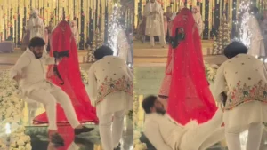 Wedding Photographer’s Slip During Bridal Entry Steals the Spotlight; Video Goes Viral: ‘Camera uska gira, jaan meri gayi’