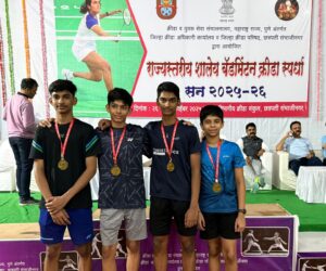Pune: Three Sancheti School Students Qualify for National Badminton Championship 2025–26