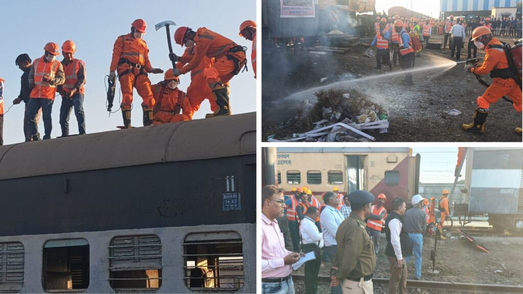 Railway’s Pune Division Conducts Joint Mock Drill with NDRF at Daund