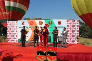 Indian Army Hot Air Ballooning Expedition From Bhopal To Pune Creates A New Record
