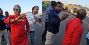 Pune: Vasant More Narrowly Escapes Accident On Navale Bridge During Facebook Live. Watch Video 