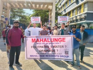 Pune: Mahalunge Residents Seek Urgent Footpath and Civic Facilities, Flag Safety Risks Near Housing Societies