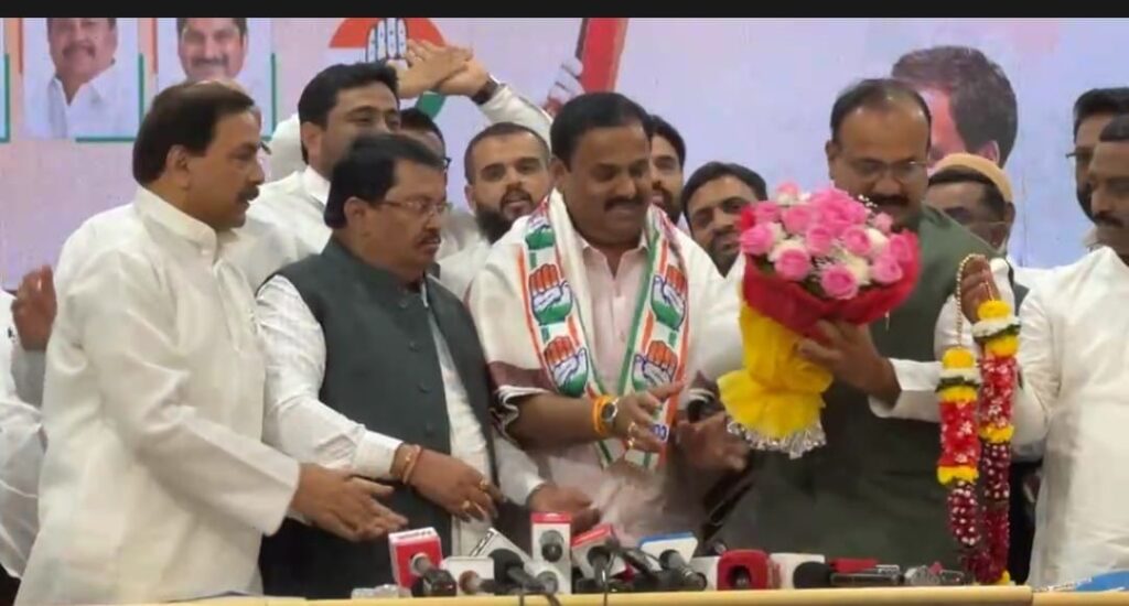 Former NCP (Sharad Pawar Faction) Leader Prashant Jagtap Joins Congress Amid Political Speculation