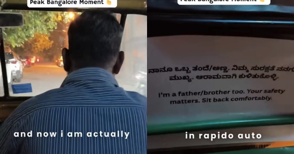 Viral Video Shows Auto Driver’s Safety Note for Women, Restores Faith in Late-Night Travel