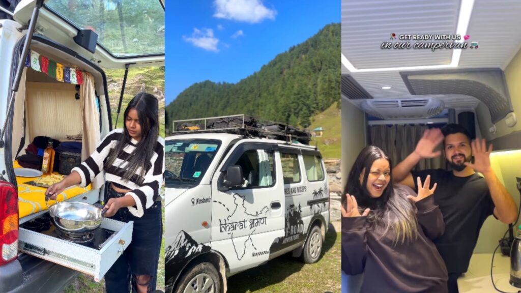 Watch: Pune Couple Quits 9-to-5 Corporate Jobs to Travel India in a Self-Built Van