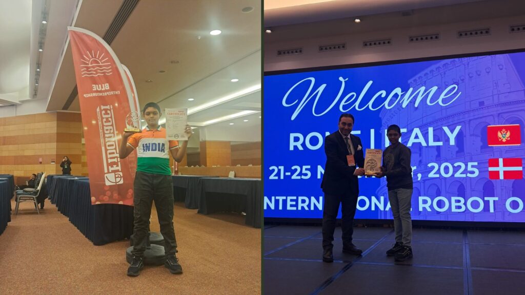Pune: Young Robotics Prodigy Aatmaj Jain Clinches World Champion Title At FIRO 2025 In Rome
