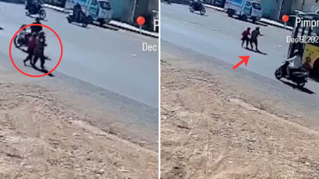 PMPML Mishap Again; 9-Year-Old Girl Crushed to Death, Pregnant Sister Critically Injured | CCTV Video Surfaces