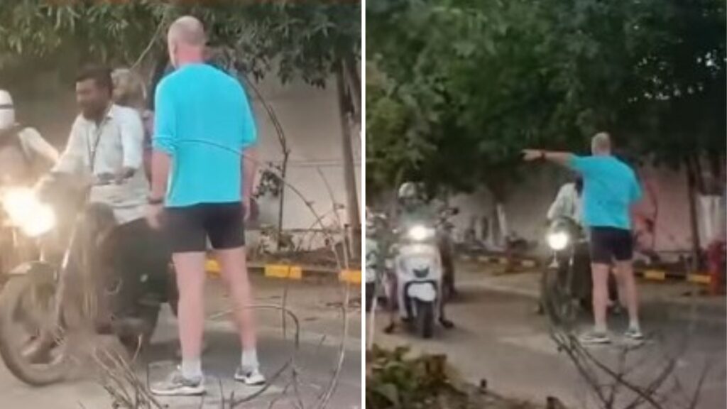 Watch | Foreign National Calls Out Footpath Riding in Pimpri-Chinchwad, Sparks Traffic Discipline Debate