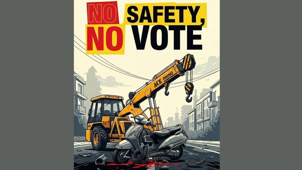 Pune: Undri Residents Demand Immediate Action From Police Against Heavy Vehicles After Crane Hits Biker 