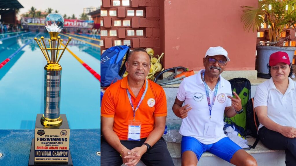 Pune: Balewadi Masters Finswimmers Lead Maharashtra’s Medal Surge at National Finswimming Championship in Mangaluru