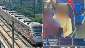 Namo Bharat Train Viral Video Case: Obscenity in Public Puts Youths Engaged in Sexual Act and CCTV Operator in Legal Trouble