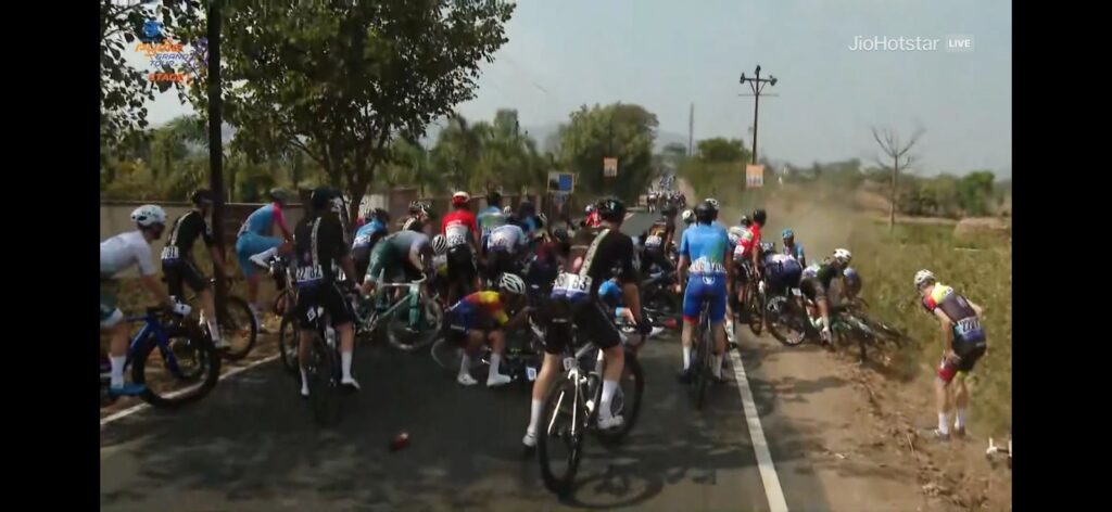 Collision Involving 70 Cyclists Disrupts Pune Grand Cycle Tour On Mulshi–Kolvan Road
