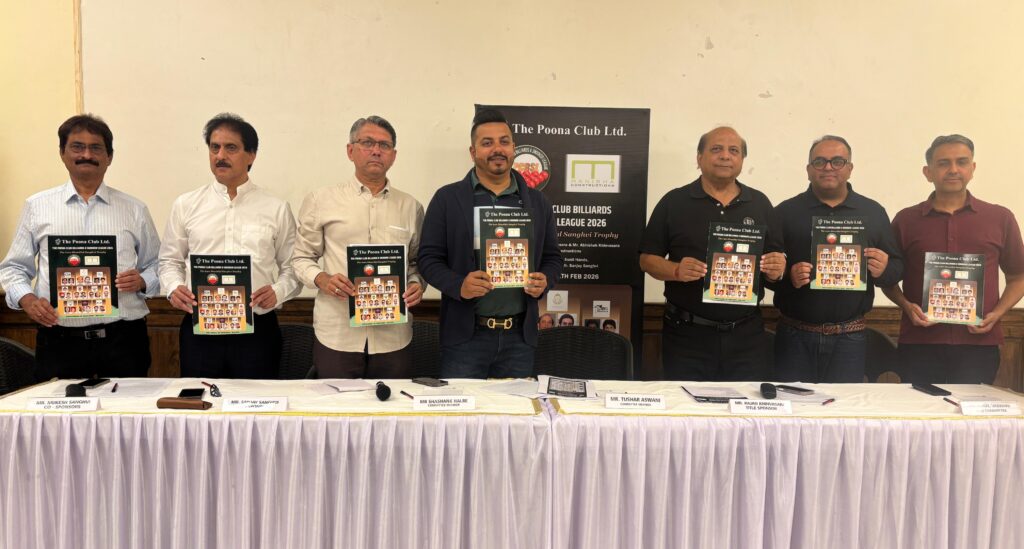 Poona Club Billiards & Snooker League 2026 Begins February 3 With 10 Competing Teams  