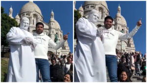 Viral From Paris: Indian Tourists Chant “Jai Maharashtra”, “Jai Shiv Sena”; Video Triggers Outrage Over Civic Sense