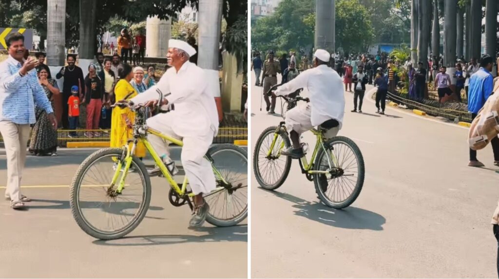 Grandfather Steals the Show at Pune Grand Tour 2026: 70-Year-Old Cyclist Inspires the World