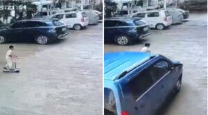 Speeding Car Runs Over 7-Year-Old Riding Bicycle Inside Pune Housing Society | Video