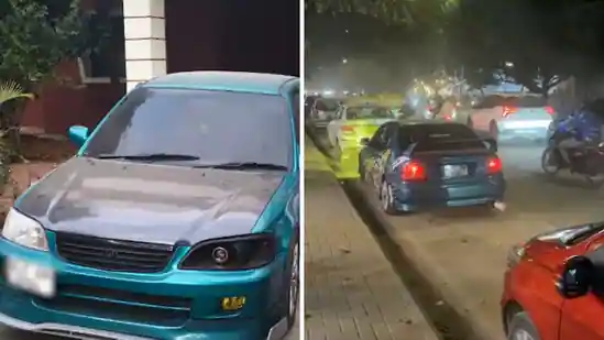 Watch Video | Bengaluru Police Act Against Illegal Car Stunts, Kerala Student Fined ₹1.11 Lakh for ‘Fire-Spitting’ Vehicle