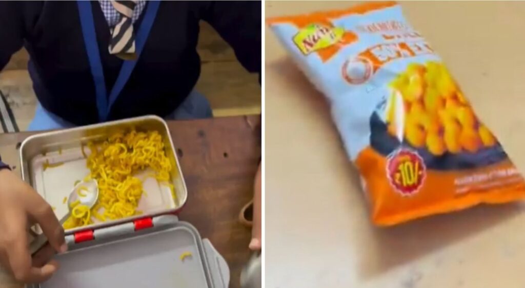 Maggi, Chips, Cheese Balls’: Teacher’s Viral Video Sparks Fresh Debate on Kids’ School Lunches