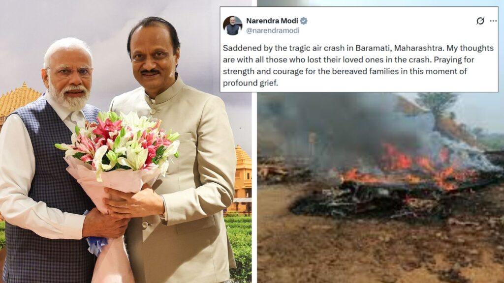 PM Narendra Modi Mourns Ajit Pawar’s Demise, Recalls His Deep Connect With Grassroots and Public Service