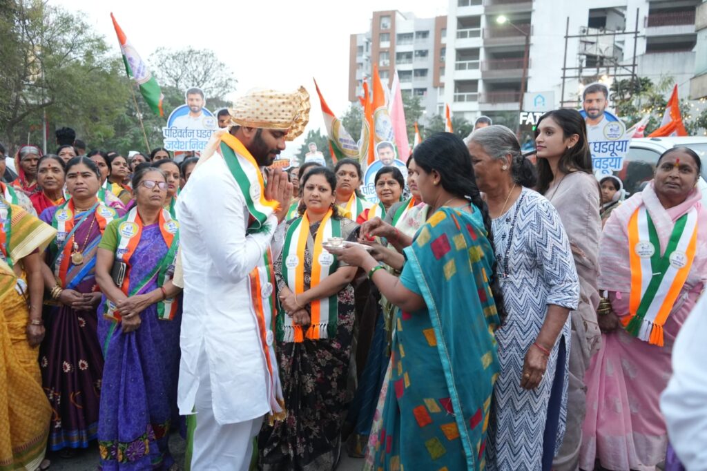 Massive Support for Young Educated NCP(SP) Candidate Jayesh Murkute in Mahaluge Ahead of Key Ward 9 Contest
