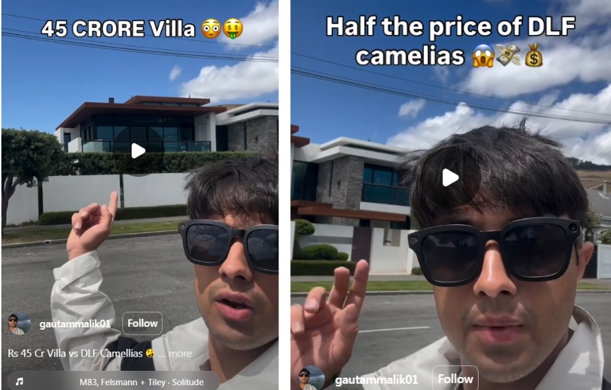 ₹45 Crore Villa In New Zealand Vs Gurgaon Flats: Indian Man’s Comparison Sparks Online Debate