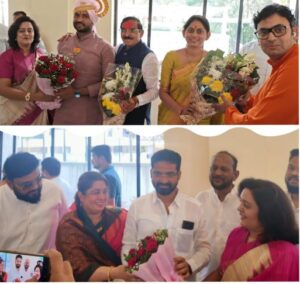 Pune: Residents Of Mohammadwadi Felicitate Newly Elected Corporators At Ganga Kingston Society 