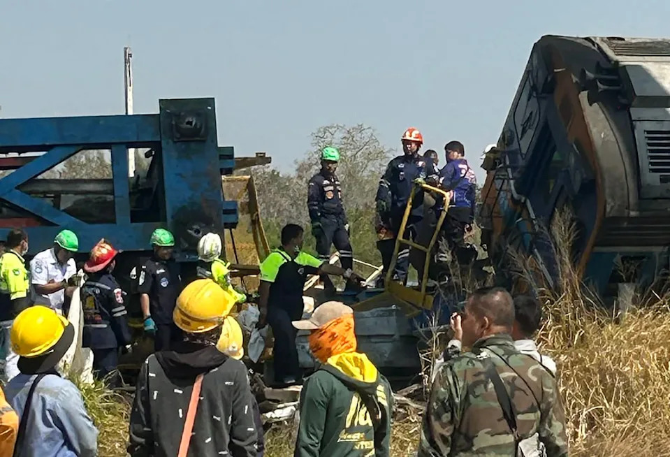 22 Killed As Crane Collapse Derails Train In Thailand, Dozens Injured In Major Tragedy