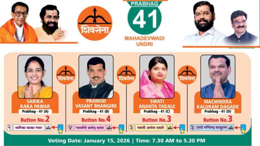 Shiv Sena (Shinde Faction) Panel Sets Roadmap for Smart, Green and Sustainable Mahadev Wadi–Undri