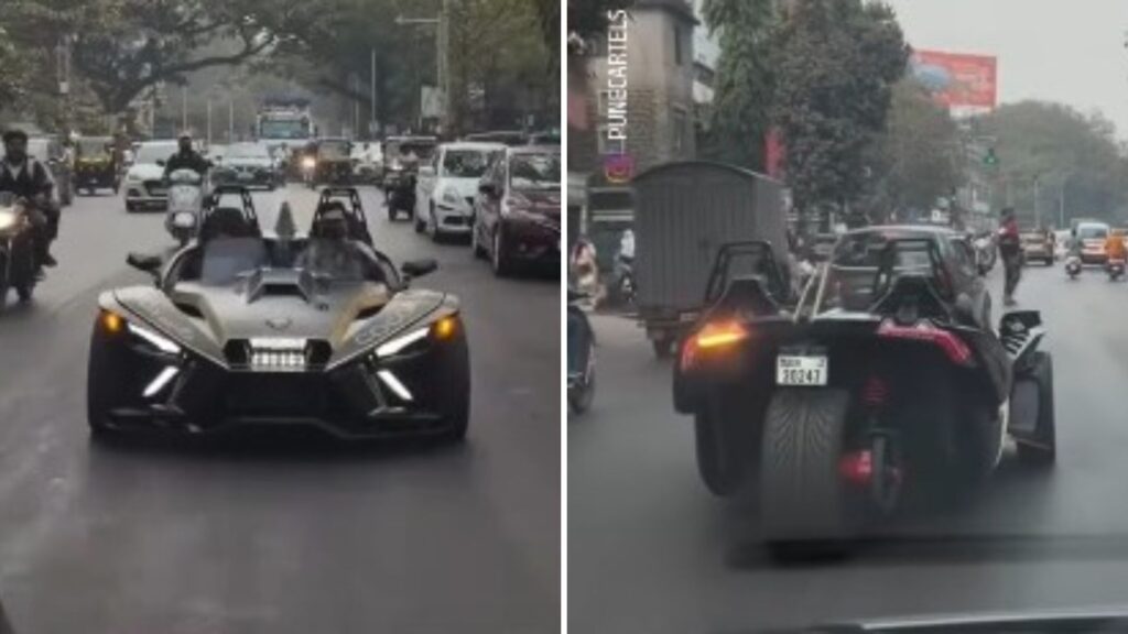 Pune Roads See Dubai’s Polaris Slingshot R, Exotic Three-Wheeler Turns Heads
