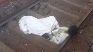 Drunk Man Found Sleeping On Mumbai Railway Tracks As Train Approaches, Video Goes Viral
