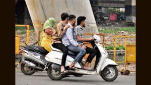 Pune Traffic Police Launch Massive Crackdown On Triple-Seat Riding Across City Junctions