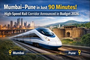 Mumbai–Pune in Just 90 Minutes: How Budget 2026’s High-Speed Rail Will Transform Connectivity