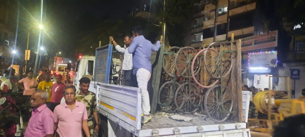 Pune: PMC Cracks Down On Encroachment In Kothrud Bavdhan, Illegal Structures Seized 