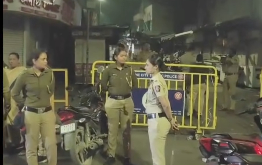 Midnight Sweep in Pune’s Budhwar Peth: Police Conduct Massive Combing Operation from 12am to 3am