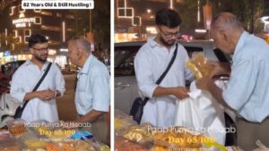 Selling Ready-to-Eat Local Snacks At 82: Borivali Elderly 'Dada’s' Quiet Dignity And Work Ethic Win The Internet