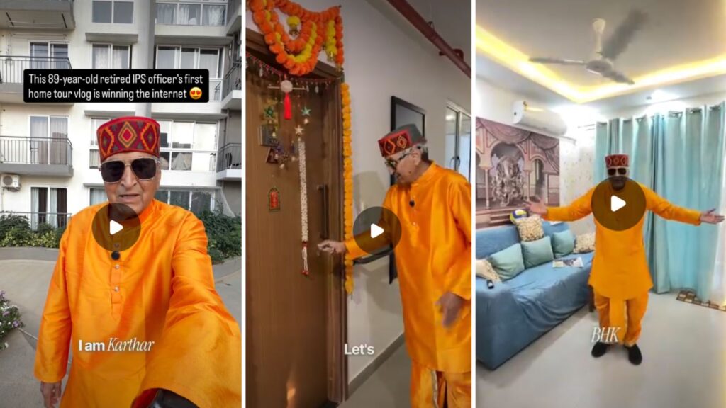 89‑Year‑Old Retired IPS Officer from Haryana Wins Hearts With Delightful Tour of His Bengaluru 1‑BHK Home