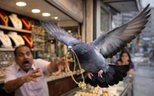 Pigeon Snatches Rs 1 Lakh Gold Chain from Rajasthan Jewellery Shop, Later Recovered Safely