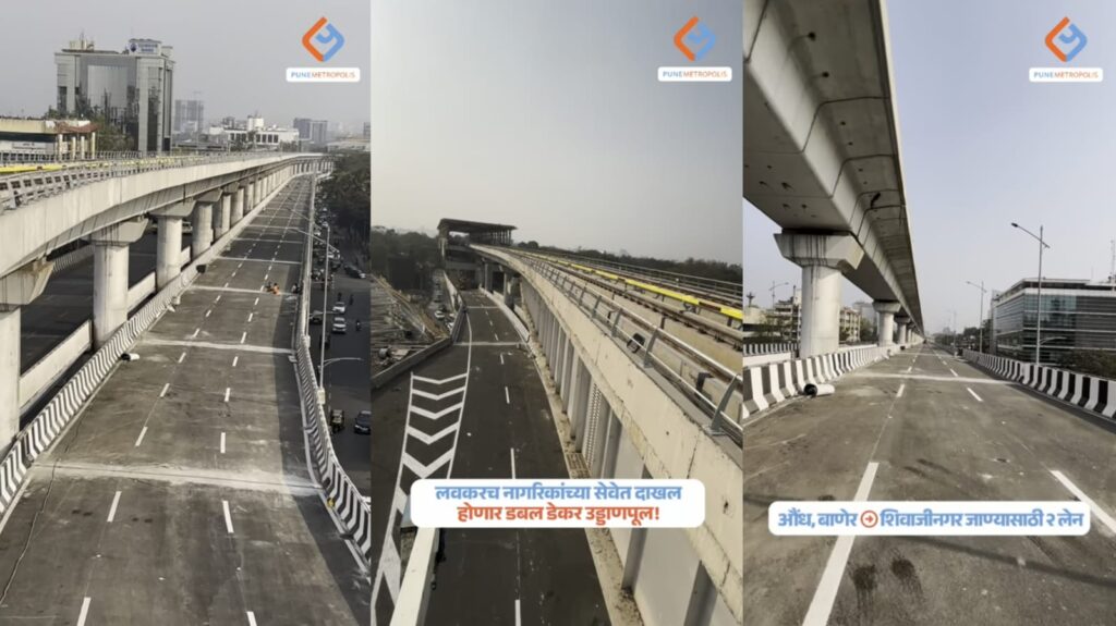 Baner Wing Of Pune University Chowk Double-Decker Flyover Set To Open Soon, Relief Likely For Commuters