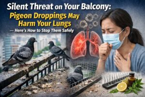 Silent Threat on Your Balcony: Pigeon Droppings May Harm Your Lungs — Here’s How to Stop Them Safely