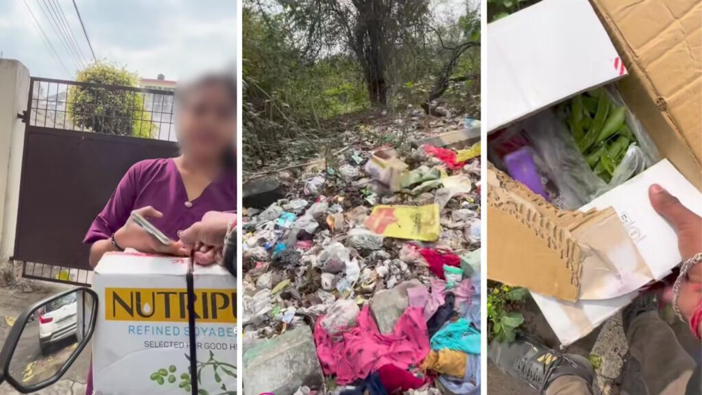 Woman Books Porter To Dump Garbage, Viral Clip Sparks Debate On Gig Worker Dignity