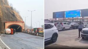 Mumbai–Pune Expressway Closed After Gas Tanker Overturns, Traffic Chaos Likely for Over 15+ Hours