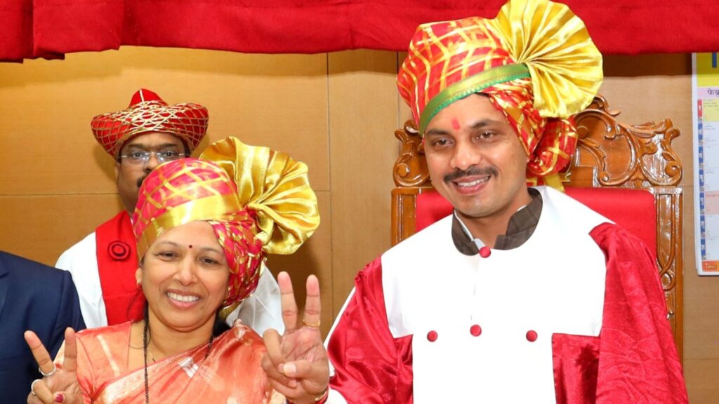 Pune: Ravi Landge Elected Unopposed As Mayor, Sharmila Babar As Deputy Mayor Of PCMC