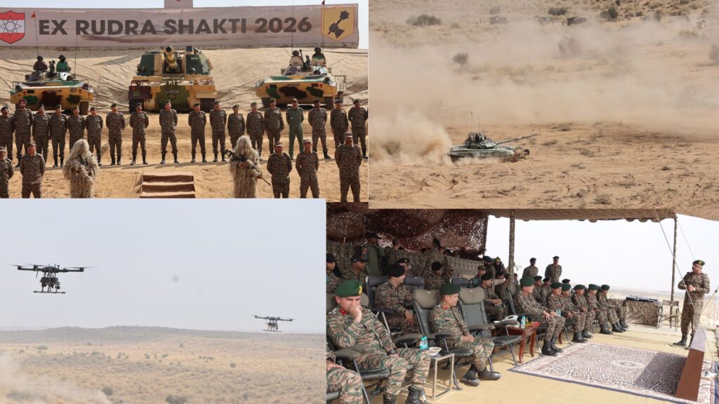Army Commander Reviews Exercise Rudra Shakti At Pokhran Ranges 
