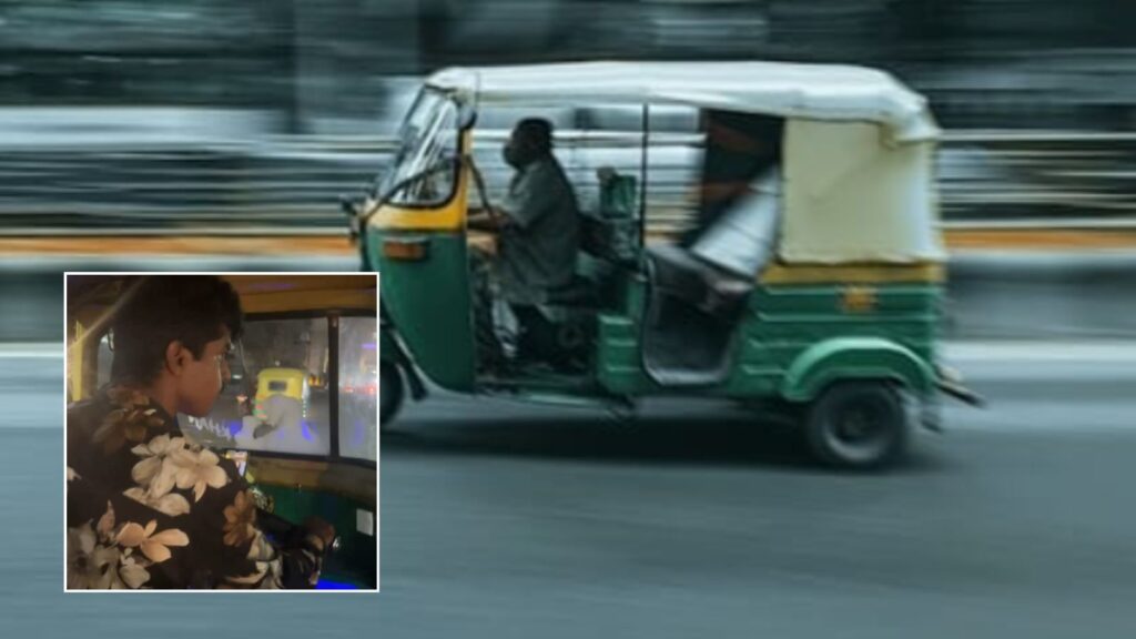 On Cam: Auto Driver Caught Scrolling Reels, Near-Miss a Reversing Truck, Sparks Outrage